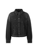 Marc Cain grey denim shirt with gemstones image