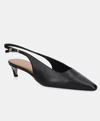 Tommy Hilfiger Black Kitten Heel Sling Back