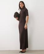 Pretty Lavish Addie Grown Neck Short Sleeve Maxi Dress image