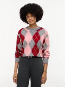 Tommy Hilfiger argyle relaxed sweater image