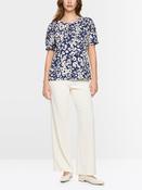 Marc Cain Ribbed leopard print t-shirt image