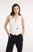 YAYA Gilet with asymmetrical closure image