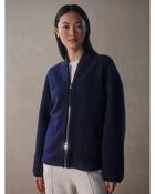 Varley Willmont Patch Pocket Fleece - Dark Blue