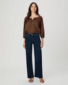 Paige Tatum 32” mid rise slim wide leg image