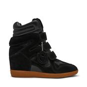 STEVE MADDEN MAVIS SNEAKER BLACK SUEDE image