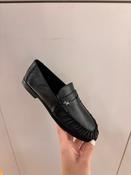 STEVE MADDEN MUSE LOAFER LEATHER- BLACK image
