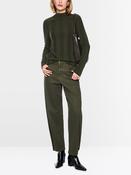 Marc Cain Slim-fit jumper with stand-up collar image