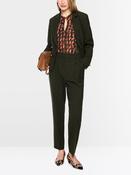 Marc Cain FAQUS trousers with crease image