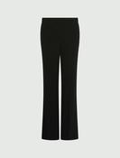 Marella Mini Flared Crepe Envers Satin Trouser - Black image