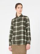 Weekend MaxMara Silk Twill Checkered Shirt image