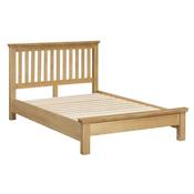 Manhattan Oak Bedframe 4'6ft | Double image