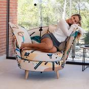 Volta Swivel Armchair by Fama