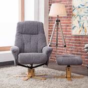 Dubai Recliner and Footstool Set image