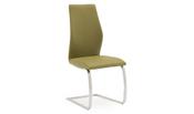 Elis Dining Chair - Chrome Leg Olive