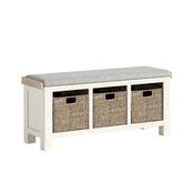 Windsor Storage Bench with Baskets