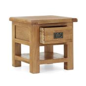 Salisbury Oak Lamp Table with Single Drawer