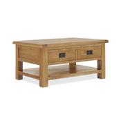 Salisbury Large Oak Coffee Table with Drawers