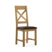 Salisbury Oak Cross Back Dining Chair