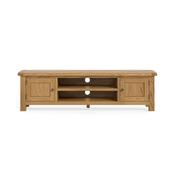 Salisbury Large Low Line Oak TV Unit