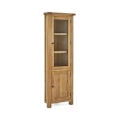 Salisbury Oak Corner Display Cabinet