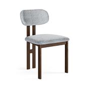 California Grey Bouclé Dining Chair image