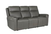Russo 3 Seater Electric Recliner - Ash Leather image