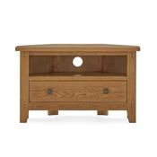 Burford Corner TV Unit with Drawer