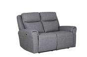 Russo 2 Seater Electric Recliner - Charcoal Fabric image