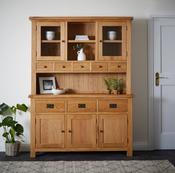 Salisbury Large Oak Kitchen (Hutch) Dresser