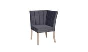 Valent Corner Section of Bench 680 - Dark Grey