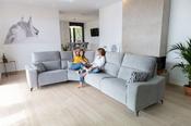 Axel Electric Reclining Sofa by Fama