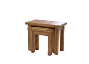 Colorado Oak Nest Of Tables Natural image