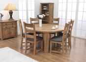 Colorado Oak 1.5m Round Dining Table image