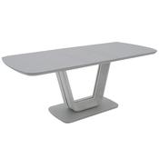 Lazzaro Dining Table Ext - Light Grey Matt 1200/1600