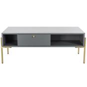 Madrid Coffee Table 1200 - Grey and Gold