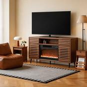 Sita TV Unit with Electric Fireplace by Vanitii image