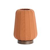 Bibia Terracotta and Wood Table Lamp - Large image