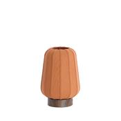 Bibia Terracotta and Wood Table Lamp - Small image