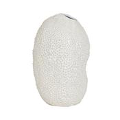 Kyana Cream &amp; White Vase 28cm