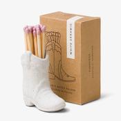 Nashville Ceramic Boot Match Holder