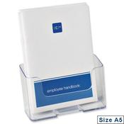 Deflecto A5 Leaflet &amp; Brochure Holder Clear Rigid 74901