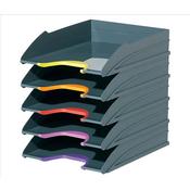 Durable VARICOLOR Desktop Letter Tray Set Set of 5 image