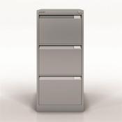 Bisley Premium Filing Cabinet Three Drawer BS3E Silver