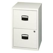 PFA2 A4 Home Filer 2-Drawer Lockable Filing Cabinet White image