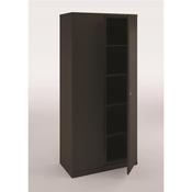 Bisley Two Door Steel Storage Cupboard High 1970mm Cupboard Black image