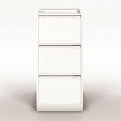 Bisley Premium Filing Cabinet Three Drawer BS3E White image