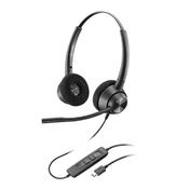 Poly EncorePro 320 USB Headset - Boom Microphone, Noise Cancelling, Comfortable - USB Port, Stereo Binaural, Lightweight - Black image