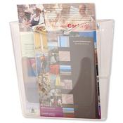 Deflecto Literature &amp; Brochure Holder Wall Pocket Portrait.