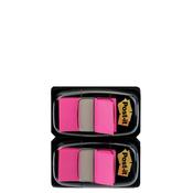 Post-it Index Medium Flags, Bright Pink Colour in dual pack, 50 sheets per pack image