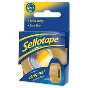 Sellotape Original Golden Tape Roll 18mmx25m Retail Pack Pack 8 image